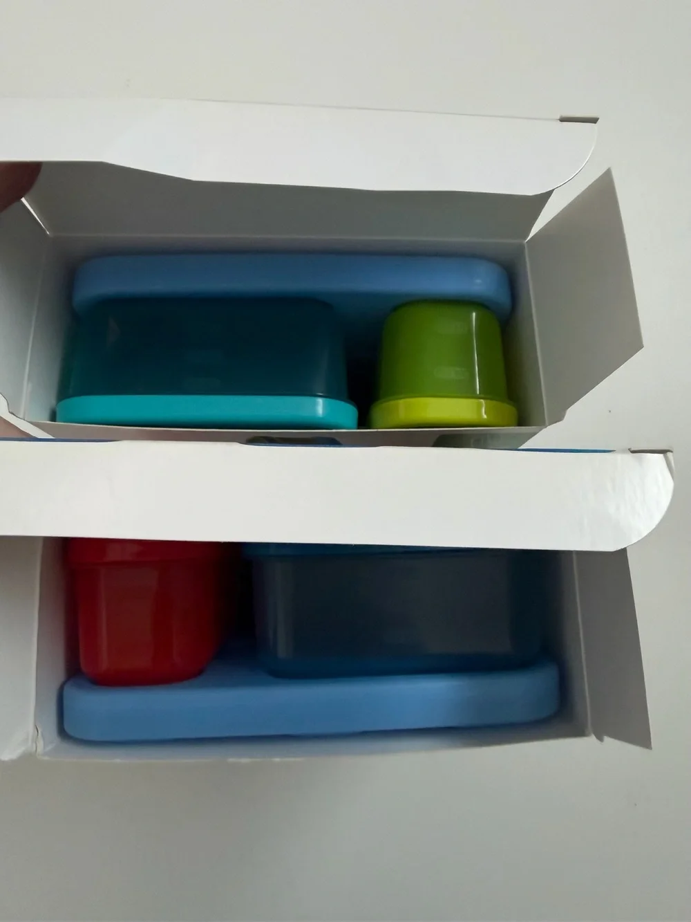 Rubbermaid Lunch Blox Kit Storage Containers Freezer Packs Blue Ice School Set 2